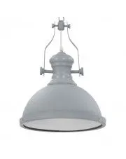 Szara loftowa lampa sufitowa - EX173-Rozi w sklepie Edinos.pl