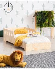 Drewniane dziecięce łóżko w stylu skandynawskim 16 rozmiarów - Filo 8X w sklepie Edinos.pl