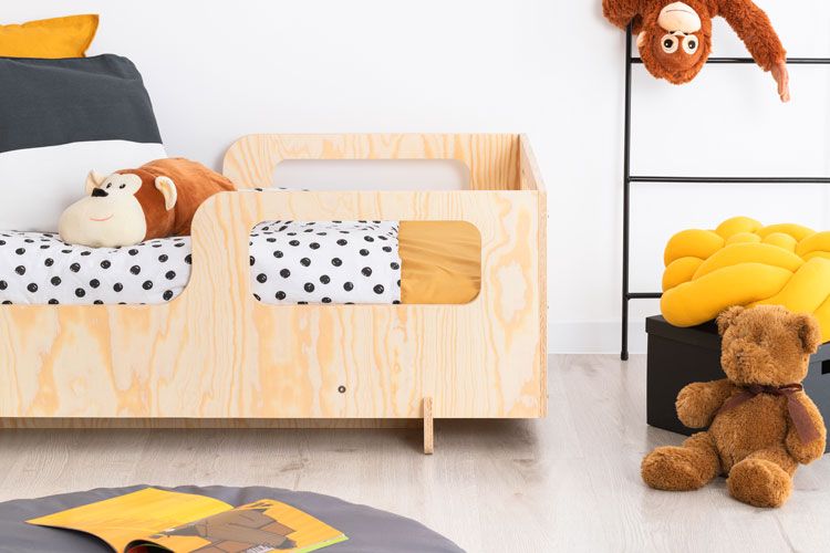 Pojedyncze łóżko dziecięce z litego drewna sosnowego Filo 9X