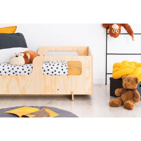 Pojedyncze łóżko z drewna sosnowego Filo 9X