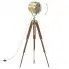 Zdjęcie vidaXL Lampa podłogowa na trójnogu, lite drewno mango, 165 cm | Edinos.pl