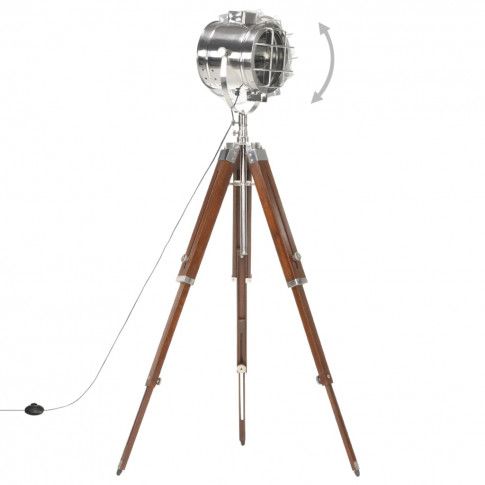 Retro lampa stojąca z ruchomym kloszem EX193-Savita