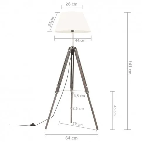 Wymiary lampy EX199-Nostra