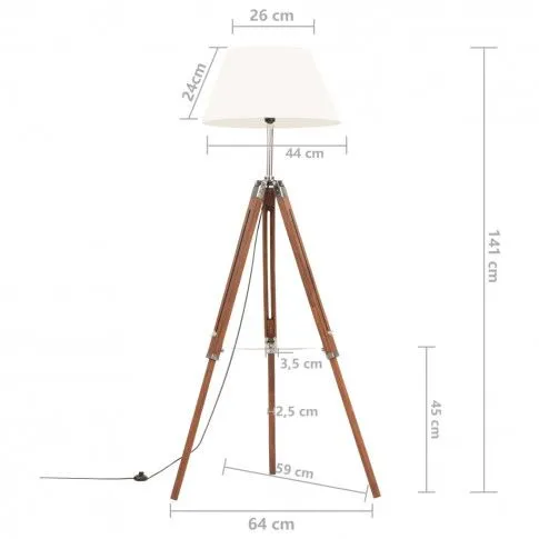 Wymiary lampy stojącej EX199-Nostra