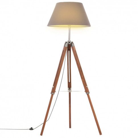 Drewniana lampa podłogowa EX199-Nostra