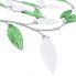 Biało-zielone listki na lampie EX217-Solex