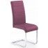 Zdjęcie produktu Tapicerowane krzesło Nivor - fioletowe.