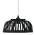 Czarna lampa wisząca drewniana - EX219-Ablo