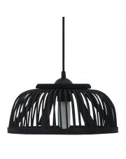 Czarna lampa wisząca bambusowa - EX220-Breva w sklepie Edinos.pl