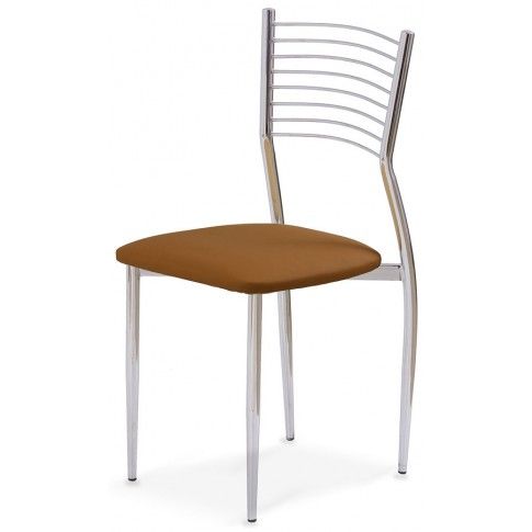 Zdjęcie produktu Profilowane krzesło Hider - brązowe.