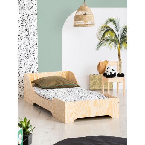 Drewniane nowoczene łóżko jednoosobowe Filo 10X