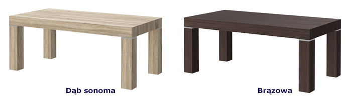 Minimalistyczne ławy Shledo 6X - do salonu