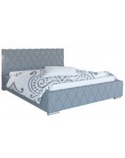 Podwójne łóżko ze schowkiem 140x200 Loban 2X - 36 kolorów w sklepie Edinos.pl
