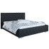 Tapicerowane pikowane łóżko 160x200 Loban