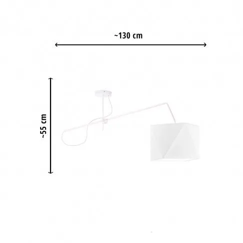 Wymiary lampy wiszącej EX236-Buffales