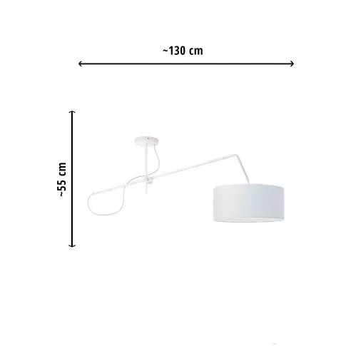 Wymiary lampy EX243-Risa