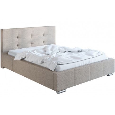 Tapicerowane łóżko z zagłówkiem 90x200 Keren