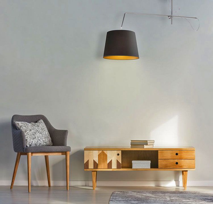 Lampa wisząca glamour EX248-Mikos ze srebrnym regulowanym stelażem