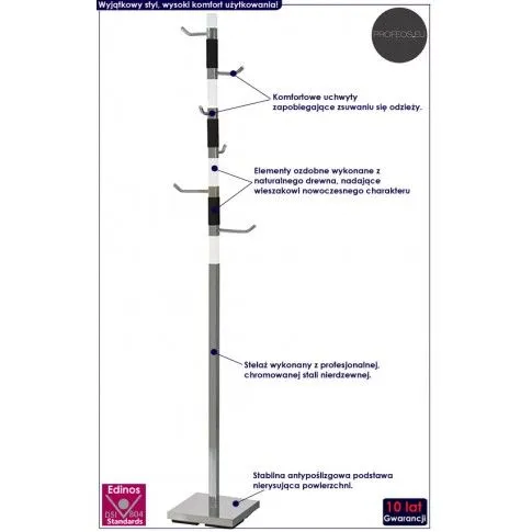 Fotografia Wieszak stojący Inderio z kategorii Meble na ubrania