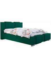 Jednoosobowe łóżko ze schowkiem 120x200 Lamar 2X - 36 kolorów w sklepie Edinos.pl