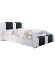 Tapicerowane łóżko z pojemnikiem 160x200 Lamar 2X - 36 kolorów w sklepie Edinos.pl