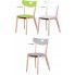 Fotografia Skandynawskie krzesło drewniane Pepper - 3 kolory z kategorii Krzesła drewniane