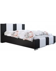 Podwójne łóżko z zagłówkiem 180x200 Lamar 2X - 48 kolorów w sklepie Edinos.pl