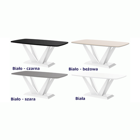Minimalistyczne ławy Debra wysoki połysk