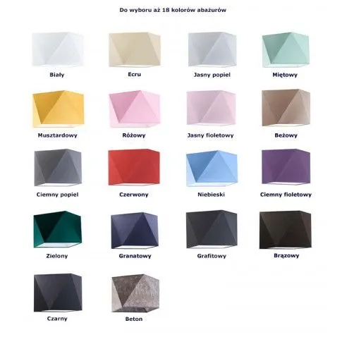 Kolorystyka abażura lampy wiszącej EX273-Marsylis