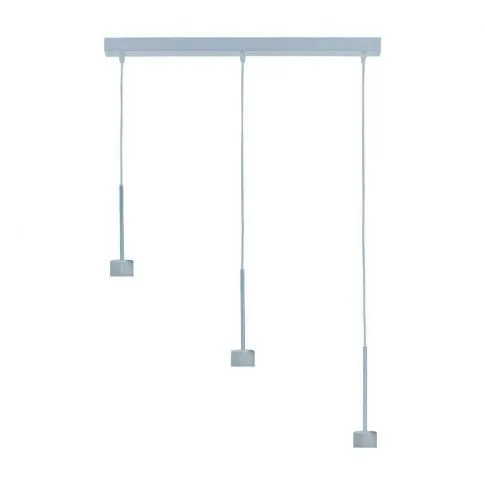 Listwa z trzema zwisami lampy EX285-Michigar w kolorze srebrnym