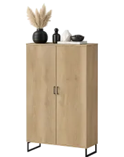 Drewniana szafa z półkami - Boliwio 9X w sklepie Edinos.pl