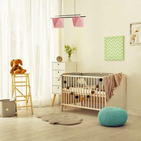 Wizualizacja pokoju dziecięcego z wykorzystaniem lampy wiszącej EX292-Madrys