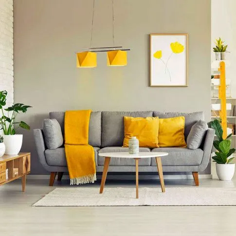 Wizualizacja wnętrza z wykorzystaniem lampy wiszącej EX292-Madrys