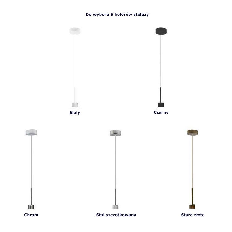 Regulowana lampa wisząca EX296-Sintris z okrągłym abażurem