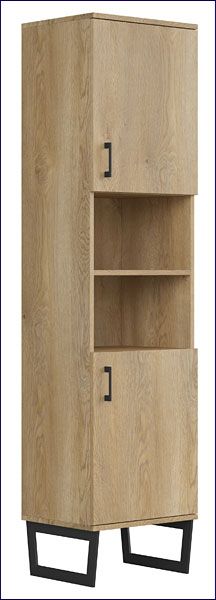 Regał z drewna dębowego Boliwio 15X