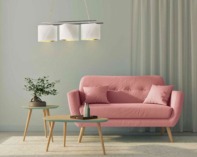 Lampa wisząca na listwie Z635-Elsa z regulacją długości i trzema abażurami