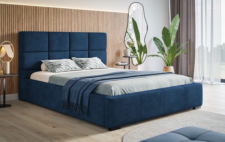 Przykładowa kolorystyka tapicerowanego łóżka Campino