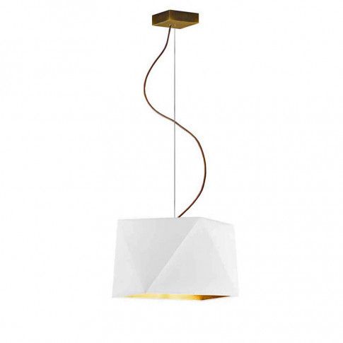Lampa wisząca z abażurem w stylu glamour EX314-Dalo