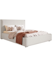 Jednoosobowe łóżko z pojemnikiem 90x200 Eger 3X - 48 kolorów w sklepie Edinos.pl