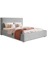Tapicerowane łóżko dwuosobowe 160x200 Eger 2X - 36 kolorów w sklepie Edinos.pl