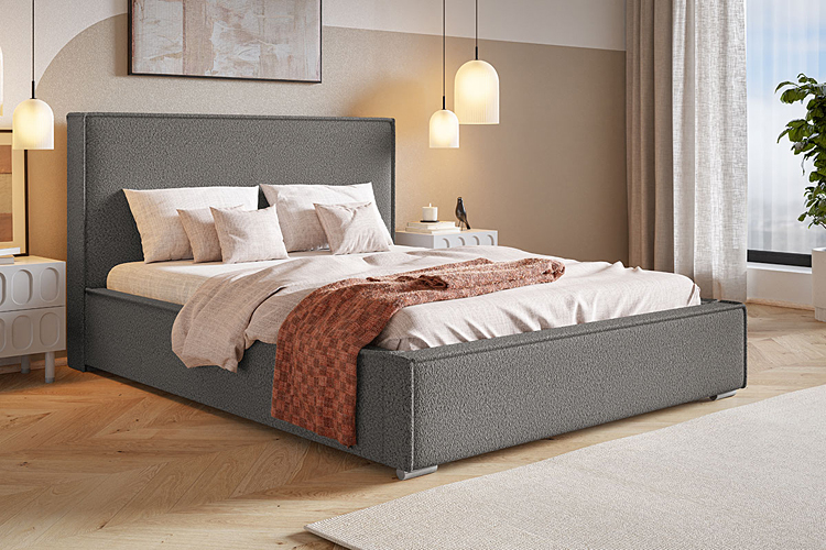 Wybrana kolorystyka tapicerowanego łóżka Eger