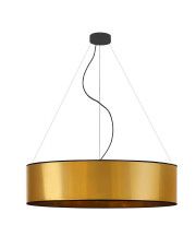 Złota lampa wisząca w stylu glamour 80 cm - EX325-Portona w sklepie Edinos.pl