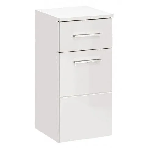 Biały półsłupek łazienkowy Malaga 3X