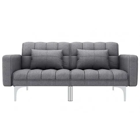 Dwuosobowa rozkładana jasnoszara sofa Distira 2D