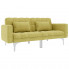 Rozkładana dwuosobowa zielona sofa - Distira 2D
