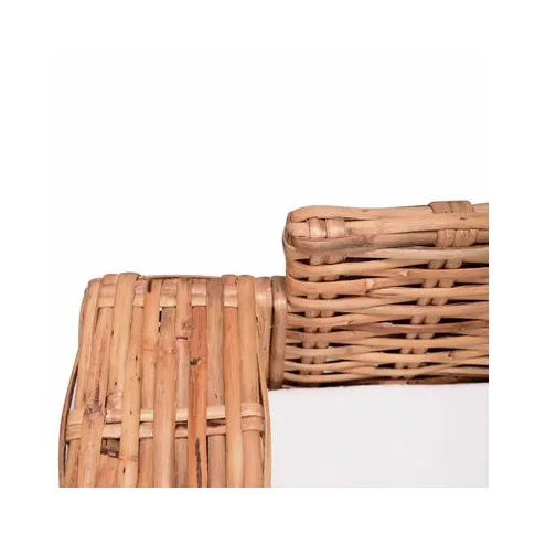 Łączenie rattanowe jednego z mebli ogrodowych Axel 2X