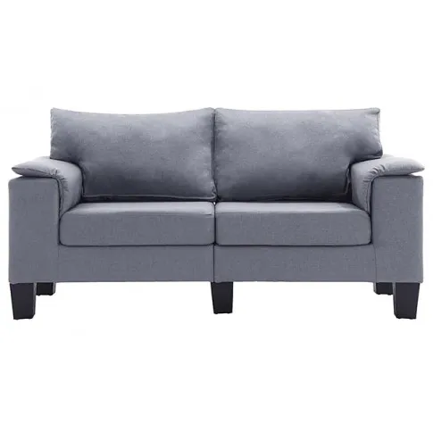 Ekskluzywna dwuosobowa jasnoszara sofa Ekilore 2Q