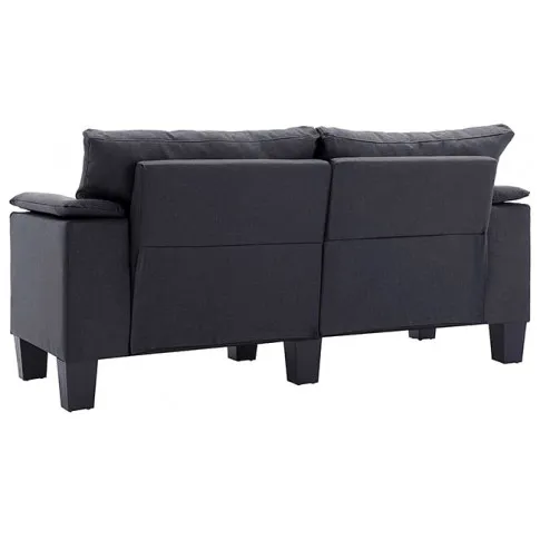 Dwuosobowa ciemnoszara sofa - Ekilore 2Q