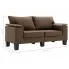 Ekskluzywna dwuosobowa brązowa sofa Ekilore 2Q