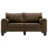 Ekskluzywna dwuosobowa brązowa sofa Ekilore 2Q